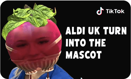 Aldi UK Turn Into The Mascot