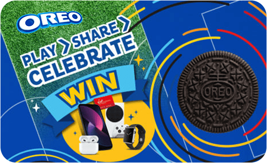 Oreo Play Share Celebrate win campaign game experience