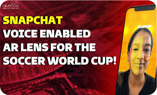 Snapchat voice-enabled AR Lens