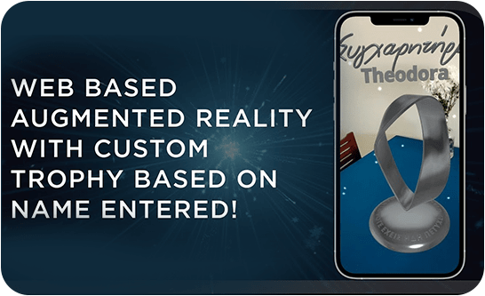 Web-AR-Trophy football branded game experience