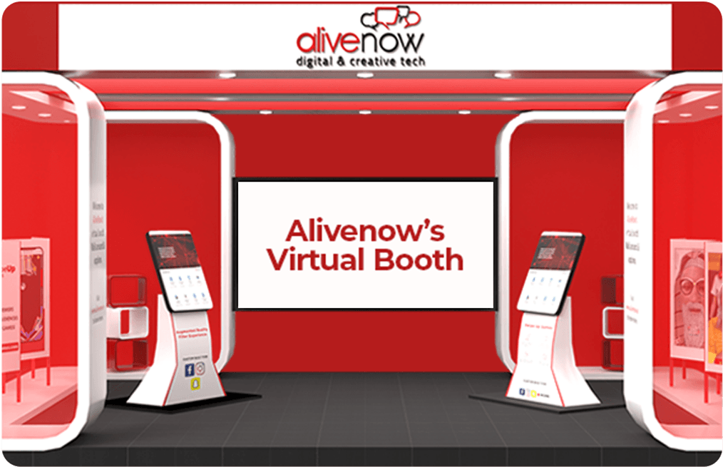 WebAR booth for those who couldn't visit in person